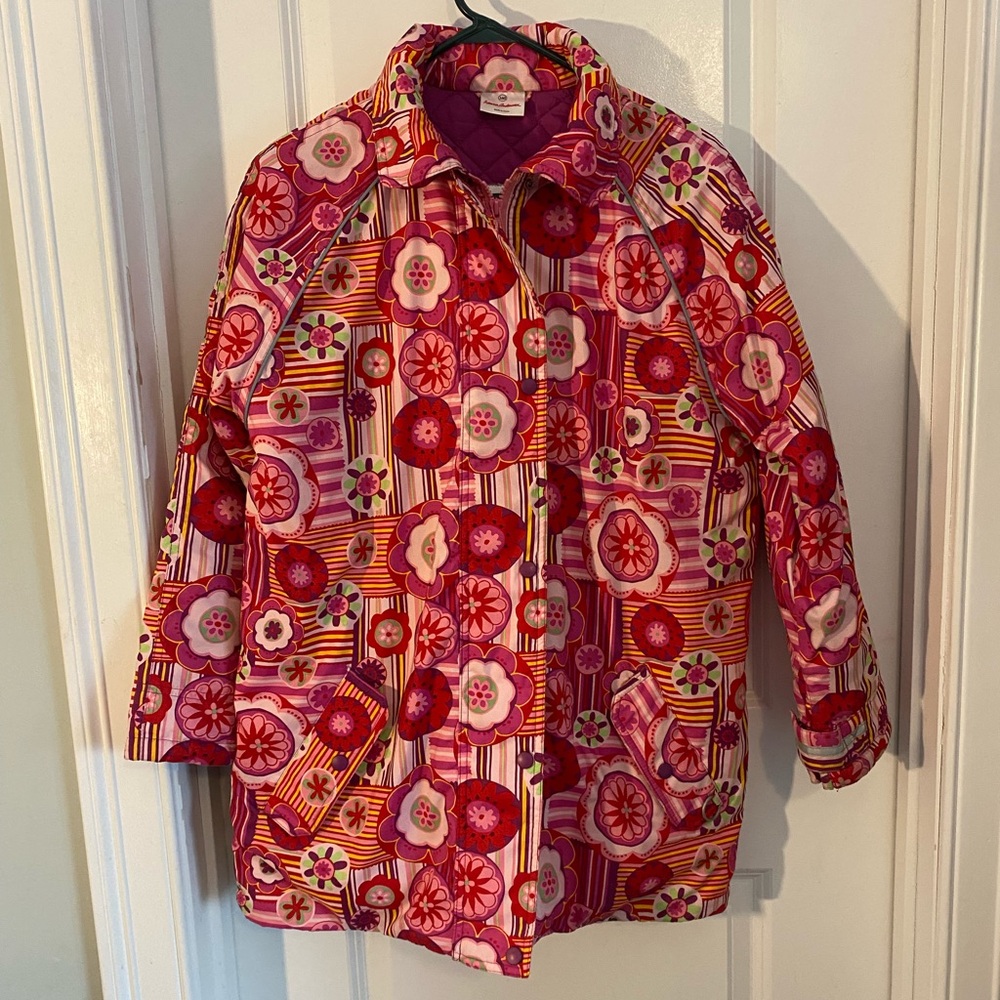 Hanna Andersson Vibrant Floral Pink Jacket